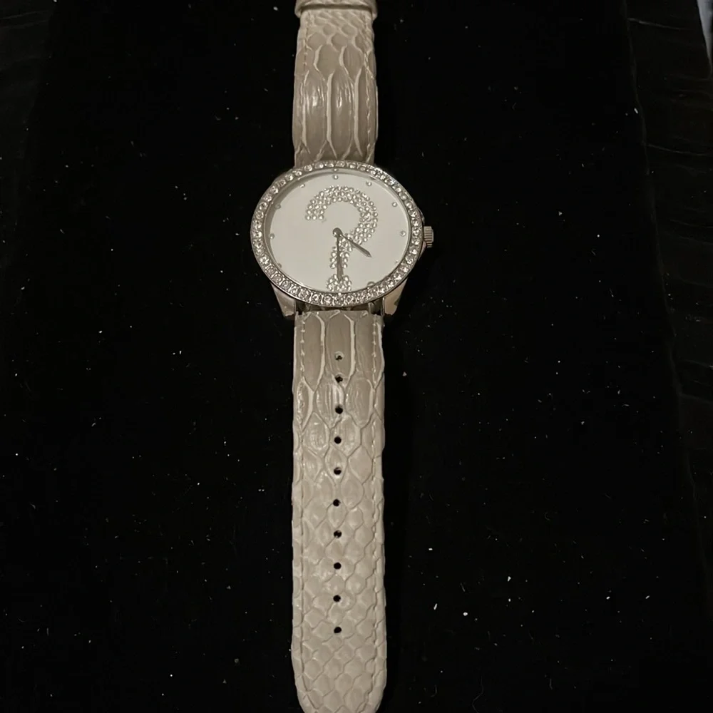 Crystal UNISEX Embellished Watch with Silver Accents